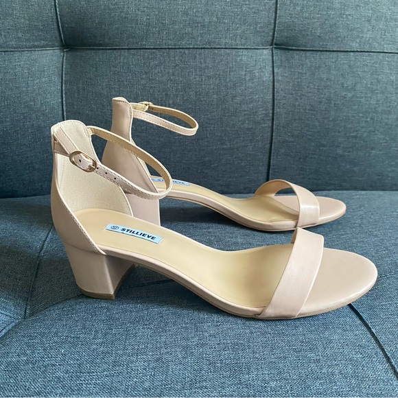 Shoes - NEW! Nude Sandal Heels Women’s Size 8/5